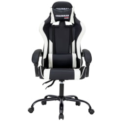 Геймерское кресло CХАИРМАН CХ41 Черный-белый / CHAIRMAN CH41