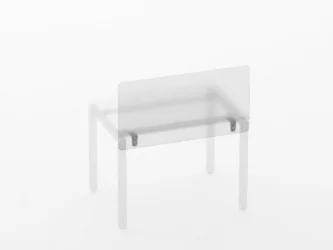 Экран (пластик) Дека 8.14.10 Белый-024 (без крепления) / Deka