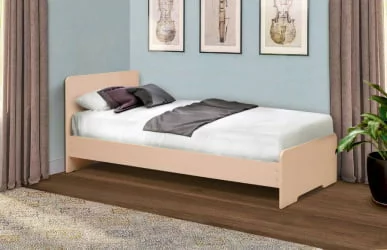 Кровать на уголках №5 800*2000 Дуб млечный