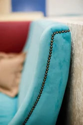 Диван двойной Нейл Голубой