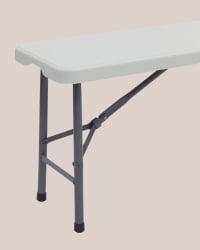 Скамья Кейт 180 (ХДПЕ) Белый / (HDPE)