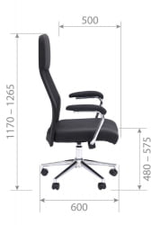 Кресло руководителя Чаирман CХ621 Черный / Chairman CH621