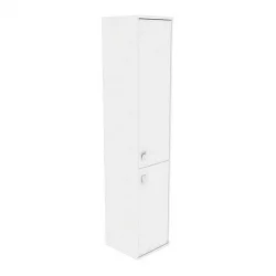 Шкаф высокий узкий правый СТЙЛЕ Л.СУ-1.3 Пр Белый / STYLE