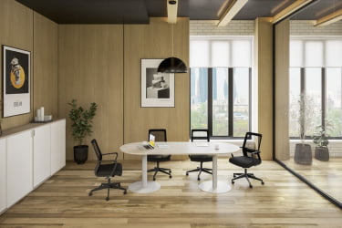 Мебель для офиса Сигма №9 Белый Дуб светлый / Sigma