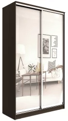 Шкаф-купе эконом Хит-24-14-55 Аруба Венге