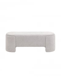 Банкетка Такс букле Светло-серый / Taks