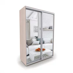 Высокий шкаф-купе Акцент-Сим З 1200х600  Ясень шимо светлый