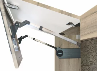 Шкаф (со складной системой Блум) Бруклин 101.99 Дуб Кронберг/Лагода/Антрацит / Blum)