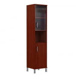 Стеллаж стекло тонированное Б431.10 Л Бургунди / B431.10 L