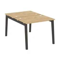 Рабочая станция ОНИКС ВООД ОВ.Д.РС-2.1.7 Тиквуд Светлый/Темный / ONIX WOOD OW.D.RS-2.1.7