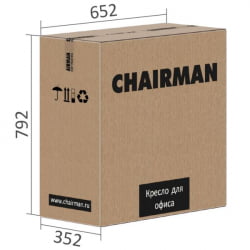Кресло офисное CHAIRMAN ДОМ (Хоме) 600 Черный / (Home)
