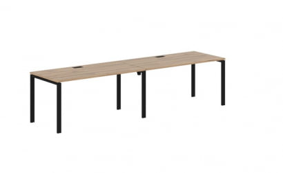 Бенч-система ЕДИС ЕУВСТ 3180 Дуб Денвер светлый Черный / EDIS EUWST