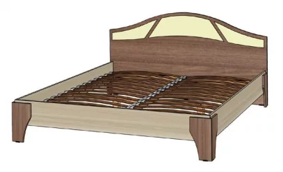 Кровать Верона 160кс200 Ясень шимо / 160x200