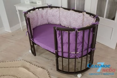 Кровать-трансформер 6-в-1 Меррй Хаппй 01 Венге / Merry Happy