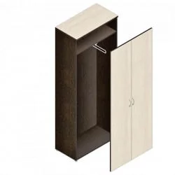 Темный шкаф Р.Ш-5 Венге Дуб молочный