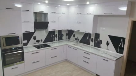 Глянцевый фартук (КОМПОЗИТ) КМ 142 / KM