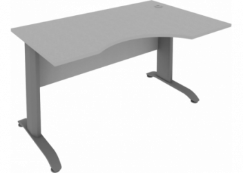 Стол криволинейный правый Рива ПЛ.СА-2 Пр Серый / Riva