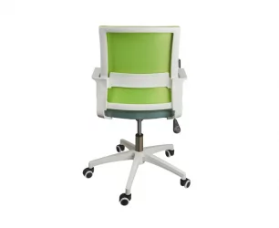Кресло офисное Бит ЛБ белый пластик Зеленый / LB