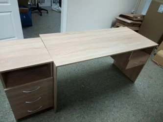 Стол письменный С-1400 (Дуб Cонома светлый) / S-1400 Cонома