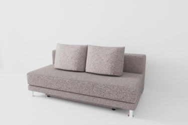 Диван Стандарт без подлокотников (Берхоусе) Цвет фасада: Кемел; Тип: Прямой; Материал фасада: Рогожка / (Berhouse)