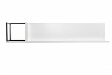 Полка в гостиную Ситй большая белый / City