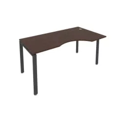 Стол письменный МЕТАЛ СЙСТЕМ Б.СА-1 Пр Венге/Антрацит / METAL SYSTEM