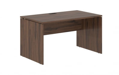 Стол письменный ЕДИС ЕДСТ 1380 Дуб Денвер темный Черный / EDIS EDST