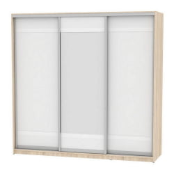 Шкаф-купе Б-230х235х60-2(ДСС-Белый-Д9Д10Д9) / B-230х235х60-2(ДСС-Белый-D9D10D9)