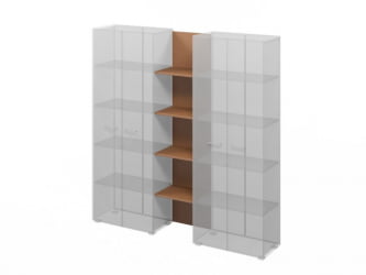 Стеллаж промежуточный ЛЕМО Л-642 Карамель нюд / LEMO L-642