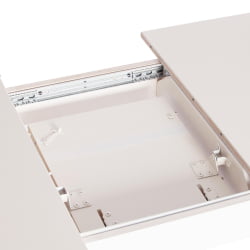 Стол CАТЕРИНА ПРОВЕНCЕ бук, мдф, 100+30кс70кс75 см, Иворй вхите / CATERINA PROVENCE 100+30x70x75 Ivory white