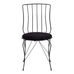 Стул ЛАЛИТА (мод. 172) металл/ткань, 44 х 51.5 х 85 см, Блаcк (черный) / LALITA (mod. Black