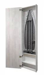 Шкаф со встроенной гладильной доской Ирон Бокс Еко (левый) Беленый дуб / Iron Box Eco