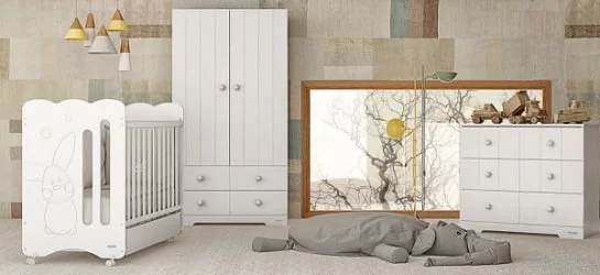 Кровать Микуна Копито 120кс60 Вхите / Micuna Copito 120x60 White