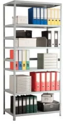 Стеллаж МС 200/100х30/6 (МС-3-2010-6) Серый / MS (MS-3-2010-6)