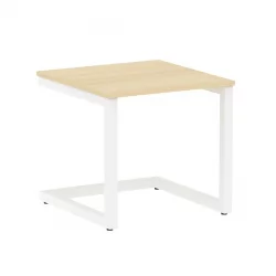 Журнальный стол ХОМЕ ОФФИCЕ VR.SP-2-58.G Акация Лорка/Белый металл / HOME OFFICE