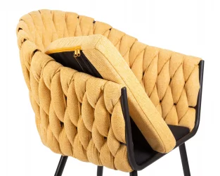 Стул обеденный ДОБРИН МАТИЛДЭ Желтая ткань ЛАР 275-8 / DOBRIN MATILDA LAR