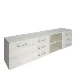 Тумба модульная четырехсекционная ЙАЛТА ЛТ-ТС 4.1Л Снежная Патина / YALTA LT-TS 4.1L