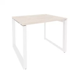 Стол рабочий на О-образном м/к ОНИКС О.МО-СП-1.8 Денвер Светлый/Белый / ONIX O.MO-SP-1.8
