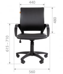 Кресло оператора CХАИРМАН 696 ЭКО Черный / CHAIRMAN