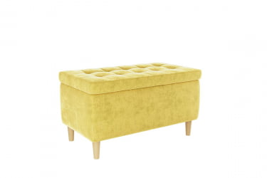 Пуф Чарли 2 ПМ-004.2 янтарь (велюр) / PM-004.2