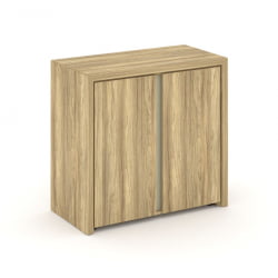 Шкаф низкий широкий (2 низких фасада ЛДСП) Корнер CОР.СТ-3.1 Гикори Песочный / Corner COR.ST-3.1