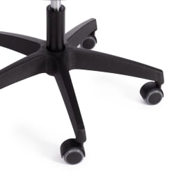 Кресло СТАФФ флок/ткань, розовый/серый, 137/В-12 / STAFF 137/W-12