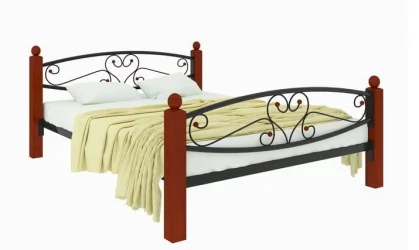 Кровать Каролина Лукс плус 1800х1900 Синяя / Lux plus