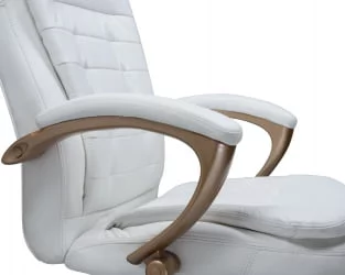 Офисное кресло для руководителей ДОБРИН ДОНАЛД Белый / DOBRIN DONALD