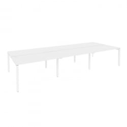 Рабочая станция на П-образном м/к ОНИКС О.МП-Д.РС-6.3.8 Белый Бриллиант / ONIX O.MP-D.RS-6.3.8