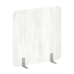 Перегородки на металлических опорах на фетровых подпятниках Р-лине ДП.Ф-120-120 Снежная Патина / R-line DP.F-120-120