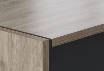 Кабинет руководителя МОРРИС ТРЕНД комплект №3 Антрацит Кария Пальмира / MORRIS TREND