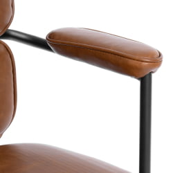 Кресло АЛПХА иск. кожа, Бровн (коричневый) / ALPHA Brown