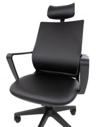 Кресло руководителя Чаирман 545 экокожа Черный / Chairman