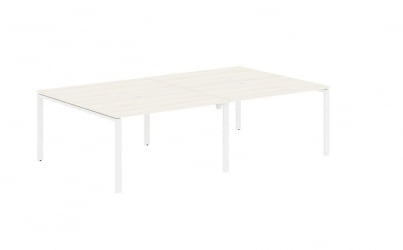 Бенч-система 4-местная ЕДИС ЕУВСТ 2716 Ясень Траун Белый / EDIS EUWST